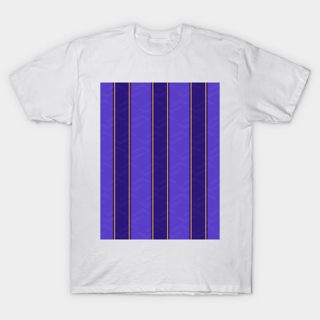 Coventry Retro 1996 Away Purple Stripes T-Shirt by Culture-Factory